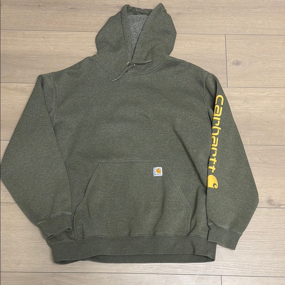 Carhartt Men's Green Hoodie